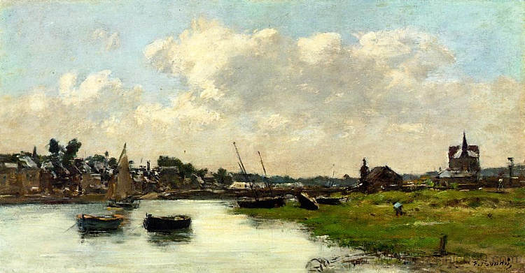 特鲁维尔港 The Port of Trouville (1875; France  )，尤金·布丹