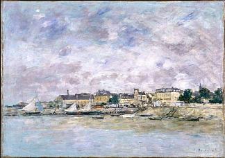 特鲁维尔港口 The Port, Trouville (c.1886; France                     )，尤金·布丹