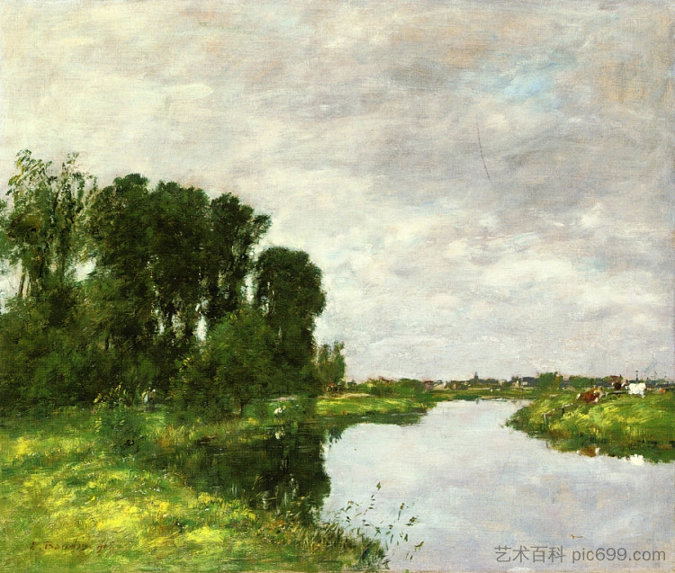 圣阿诺的托克 The Toques at Saint-Arnoult (1891; France  )，尤金·布丹