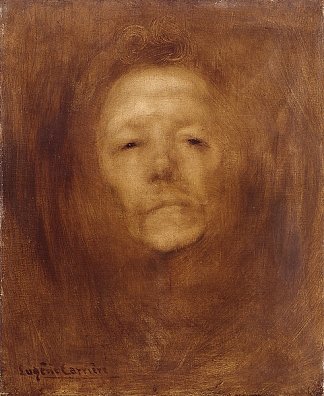 自画像到 Autoportrait vers (1901)，尤金·卡里尔