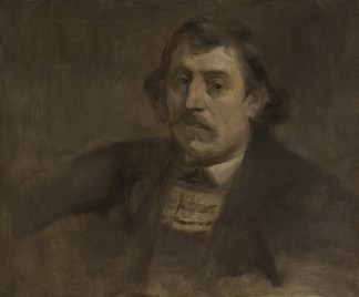保罗·高更的肖像 Portrait of Paul Gauguin (1891)，尤金·卡里尔
