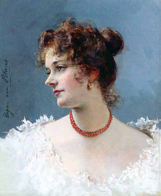 一位女士的肖像 Portrait of a Lady，尤金·德·布拉斯