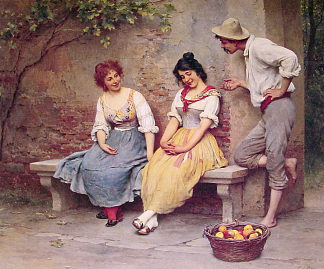 调情 The Flirtation (1904)，尤金·德·布拉斯