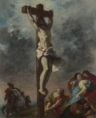 十字架上的基督 Christ on the Cross (1853)，欧仁·德拉克罗瓦