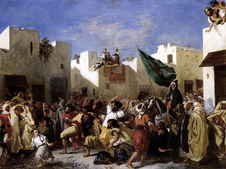 丹吉尔的狂热分子 Fanatics of Tangier (1837 - 1838)，欧仁·德拉克罗瓦