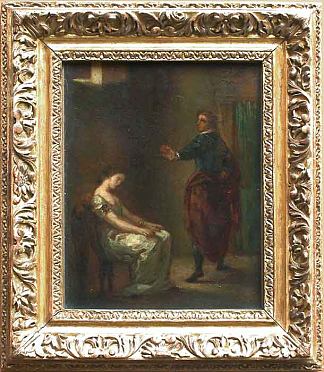 哈姆雷特和奥菲莉亚 Hamlet and Ophelia (1840)，欧仁·德拉克罗瓦