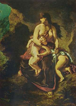 美狄亚 Medea (1838)，欧仁·德拉克罗瓦