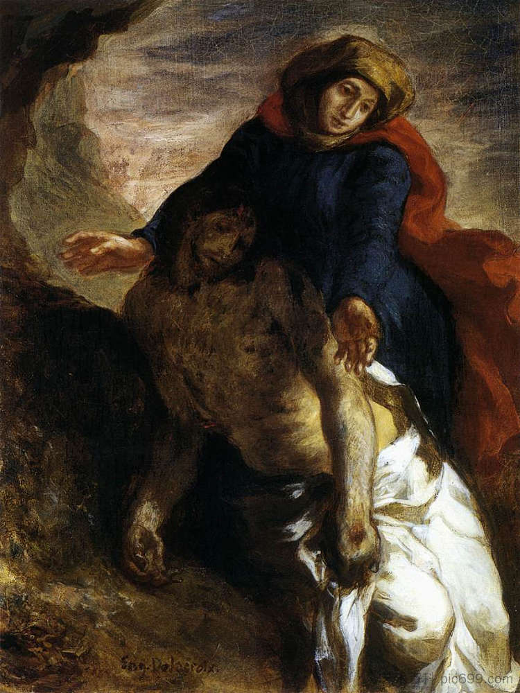 可惜 Pietà (1850)，欧仁·德拉克罗瓦