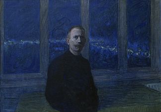 自画像 Self Portrait (1910)，欧仁·扬松