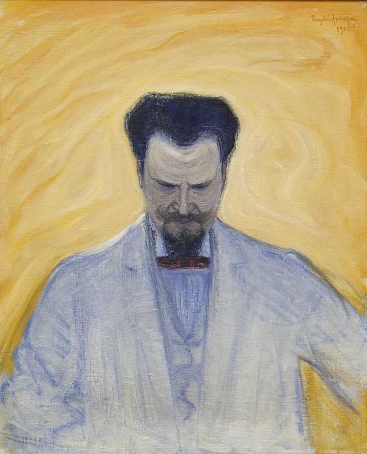 欧内斯特·泰尔的肖像 Porträtt Av Ernest Thiel (1902)，欧仁·扬松
