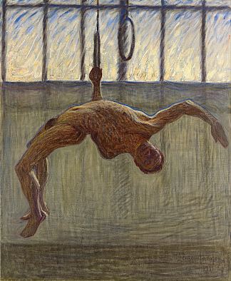 环形体操运动员 I Ring Gymnast I (1911)，欧仁·扬松