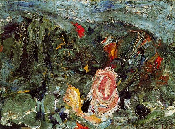 风景与玫瑰 Landscape with rose (1960)，欧仁·勒罗伊