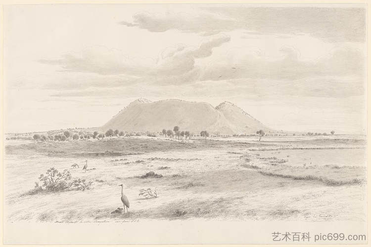 大象山 Mount Elephant (1858)，约翰·约瑟夫·尤金·冯·盖拉德