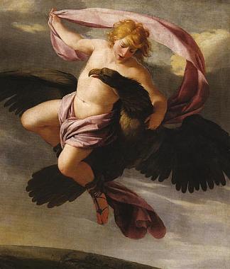 绑架木卫三 Abduction of Ganymede (c.1650)，厄斯塔什·勒·叙厄尔