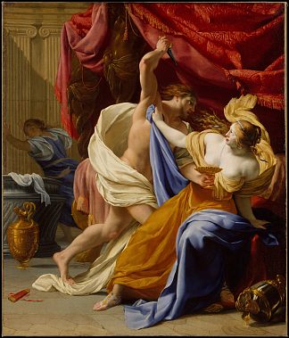 强奸塔玛尔 Rape of Tamar (c.1640)，厄斯塔什·勒·叙厄尔