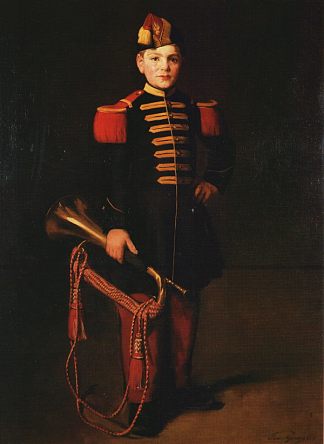 拿着烟斗的孩子 Child with a pipe (1870)，伊娃冈萨雷斯