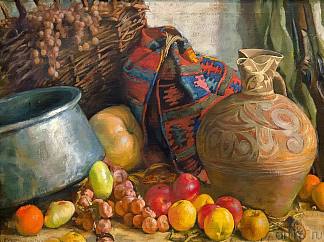 高加索静物 Caucasian still life (1918)，尤金兰塞雷