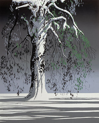 雪中的冷杉树 Fir Tree In Snow (1975; United States                     )，艾文·厄尔