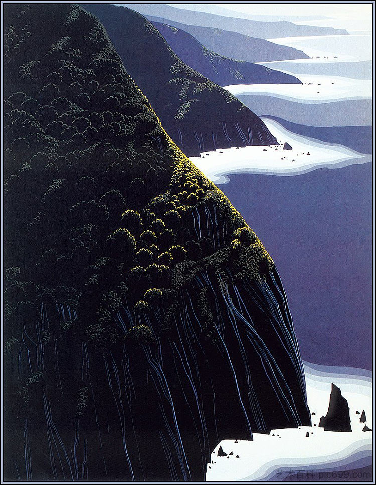 灰色大苏尔 Gray Big Sur，艾文·厄尔