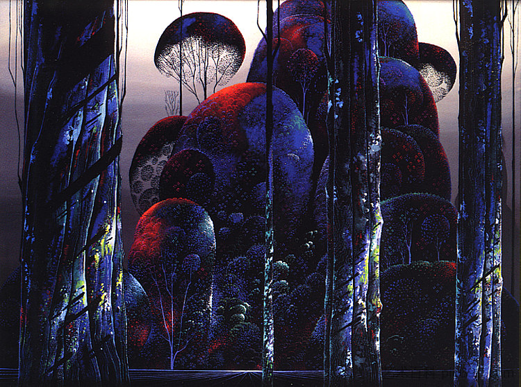 秋天披挂的树木 Trees Draped in Autumn，艾文·厄尔