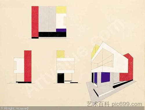 建筑设计 Architektur-Entwürfe (1925),费利克斯·德尔马尔勒
