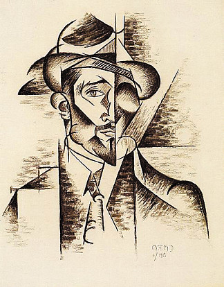 自画像 Self Portrait (1913)，费利克斯·德尔马尔勒