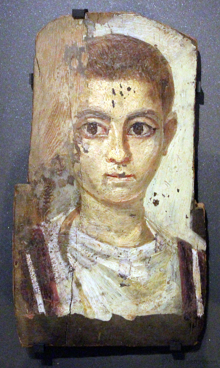 法尤姆木乃伊肖像 Fayum mummy portrait，法尤姆肖像