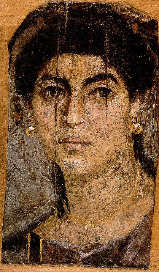 法尤姆木乃伊肖像 Fayum Mummy Portrait (70)，法尤姆肖像