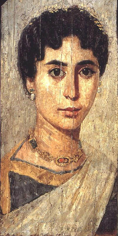 法尤姆木乃伊肖像 Fayum Mummy Portrait，法尤姆肖像