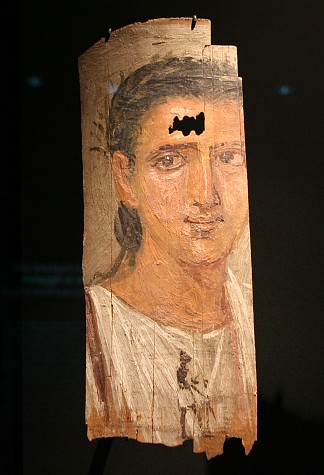一个男孩的木乃伊肖像 Mummy Portrait of a Boy，法尤姆肖像