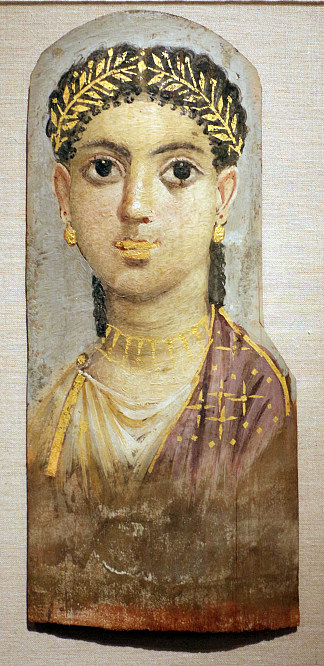 法尤姆木乃伊肖像 Fayum mummy portrait，法尤姆肖像