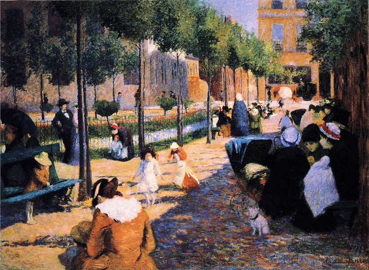 安维普广场, 巴黎 Place d'Anvers, Paris (1880),费德里科·萨多梅内加