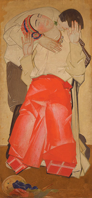 生活（三联画）-爱 Life (triptych) – Love (1927; Ukraine                     )，克雷切夫茨基
