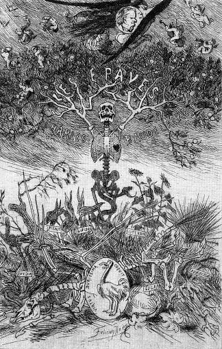查尔斯·波德莱尔的《Les Epaves》插图 Illustration for ‘Les Epaves’ by Charles Baudelaire (1866)，费利西安·普斯