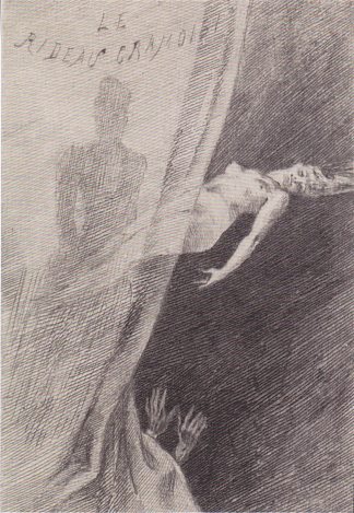 《恶魔》插图 Illustration of ‘Les Diaboliques’ (1882)，费利西安·普斯