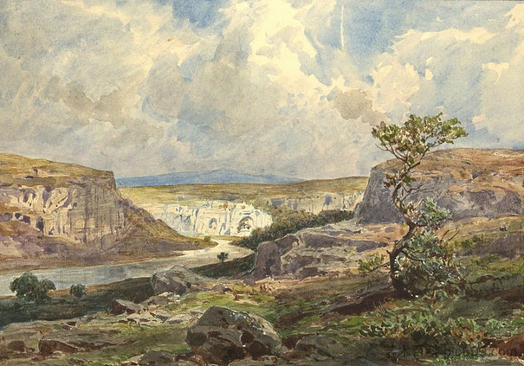 卡卢科沃附近的伊斯卡尔峡谷 Iskar Gorge near Karlukovo,菲利克斯·菲利普·卡尼茨