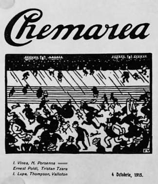 罗马尼亚象征主义者和前卫杂志《Chemarea》（The Calling）封面 Cover of the Romanian Symbolist and avant garde magazine Chemarea (The Calling) (1915)，费利克斯·瓦洛顿