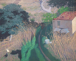房屋和芦苇 Houses and reeds (1921 – 1924)，费利克斯·瓦洛顿