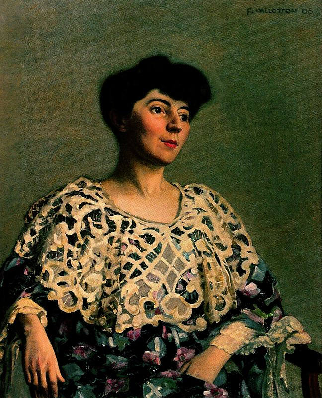 玛特·梅洛（阿尔弗雷德·纳坦森的妻子） Marthe Mellot (wife of Alfred Natanson) (1906)，费利克斯·瓦洛顿