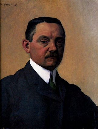 我的肖像 My portrait (1908)，费利克斯·瓦洛顿