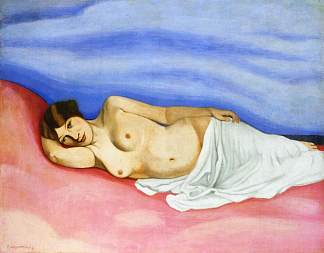 裸体在床上 Nude in Bed (1913)，费利克斯·瓦洛顿