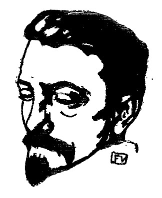 荷兰作家穆尔塔图利的肖像 Portrait of Dutch writer Multatuli (1896)，费利克斯·瓦洛顿