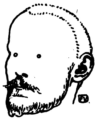 法国作家儒勒·雷纳德的肖像 Portrait of French writer Jules Renard (1898)，费利克斯·瓦洛顿