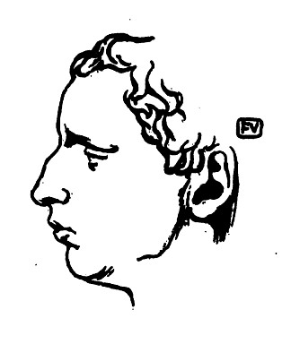 法国作家保罗·克劳德尔的肖像 Portrait of French writer Paul Claudel (1898)，费利克斯·瓦洛顿