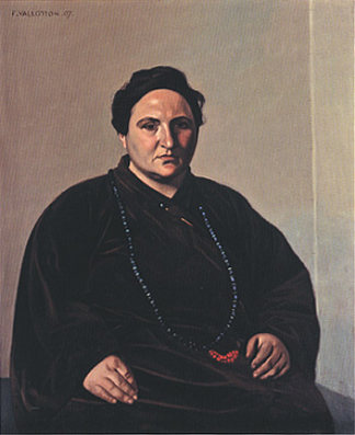 格特鲁德·斯坦因的肖像 Portrait of Gertrude Stein (1907)，费利克斯·瓦洛顿