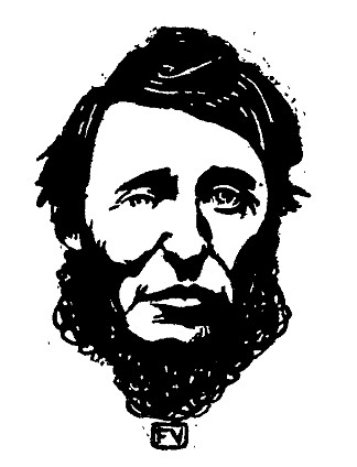 亨利·大卫·梭罗的肖像 Portrait of Henry David Thoreau (1896)，费利克斯·瓦洛顿