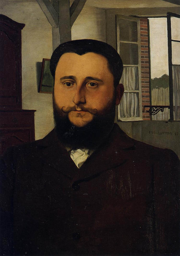 萨迪·内森森的肖像 Portrait of Thadee Nathanson (1897)，费利克斯·瓦洛顿