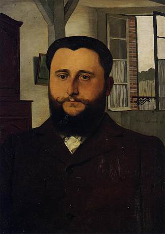 萨迪·内森森的肖像 Portrait of Thadee Nathanson (1897)，费利克斯·瓦洛顿