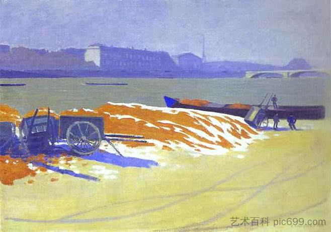 红沙雪 Red Sand and Snow (1901)，费利克斯·瓦洛顿