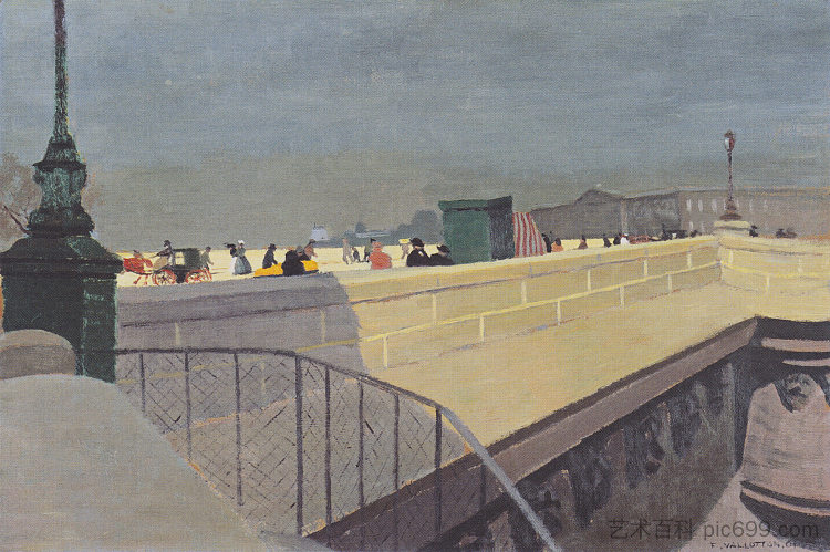 新桥 The Pont Neuf (1901)，费利克斯·瓦洛顿